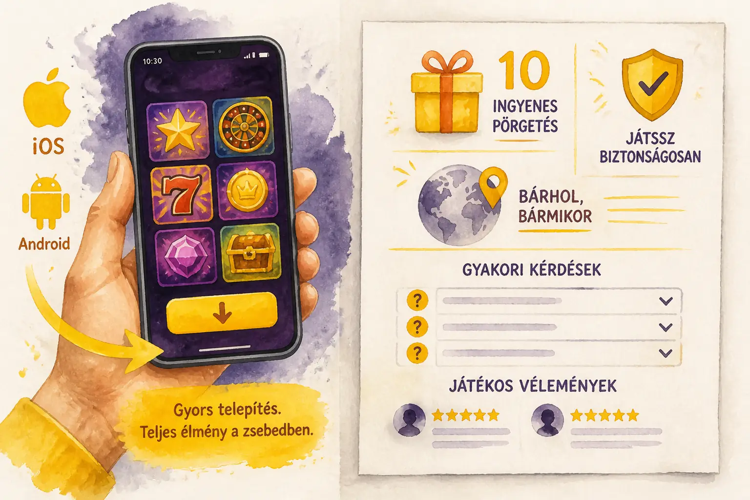 Bizzo Casino app iOS és Android készülékre visual guide for Bizzo Casino